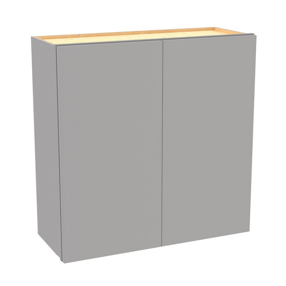 Hargrove 33 in. W x 12 in. D x 36 in. H Assembled Plywood Wall Kitchen Cabi