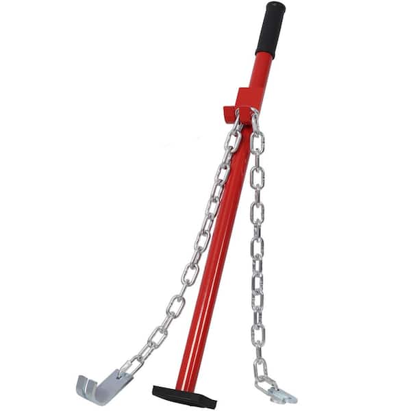 Red 30 in. L Heavy Duty Steel Universal Pulling Stick Tool