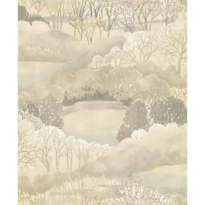 Gathering Sky Winter Toile Vinyl Peel and Stick Wallpaper Roll (Covers 30.75 sq. ft.)