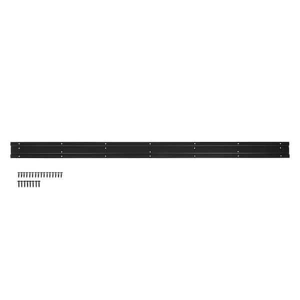 NewTechWood Allure 8 ft. Aluminum Drink Rail in Black