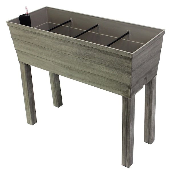 CITY PICKERS 33 in. L x 13 in. W x 29 in. H Driftwood Gray