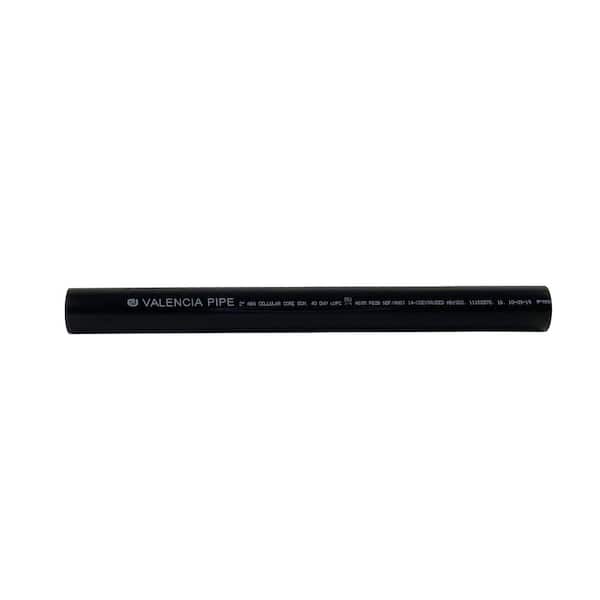 IPEX 2 in. x 24 in. ABS DWV Cell core Pipe 179695 - The Home Depot