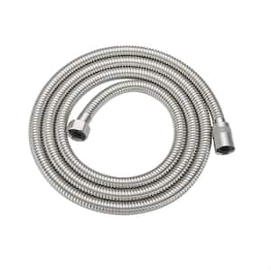 71 in. (5.9 ft.) Stainless Steel Replacement Shower Hose For Hand Held Shower Heads with Brass Insert In Brushed Nickel