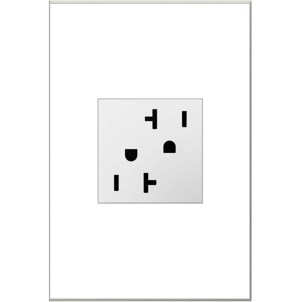 Legrand adorne with Netatmo 20 Amp Smart Duplex Outlet, Graphite