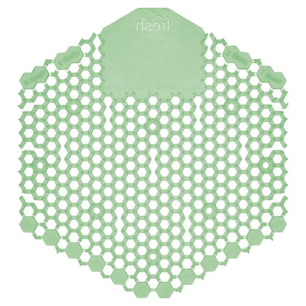 Wave 3D Urinal Deodorizer Screen, Cucumber Melon Scent, Green, 10/Box Wave 3D Urinal Deodorizer Screen, Cucumber Melon Scent, Green, 10/Box
