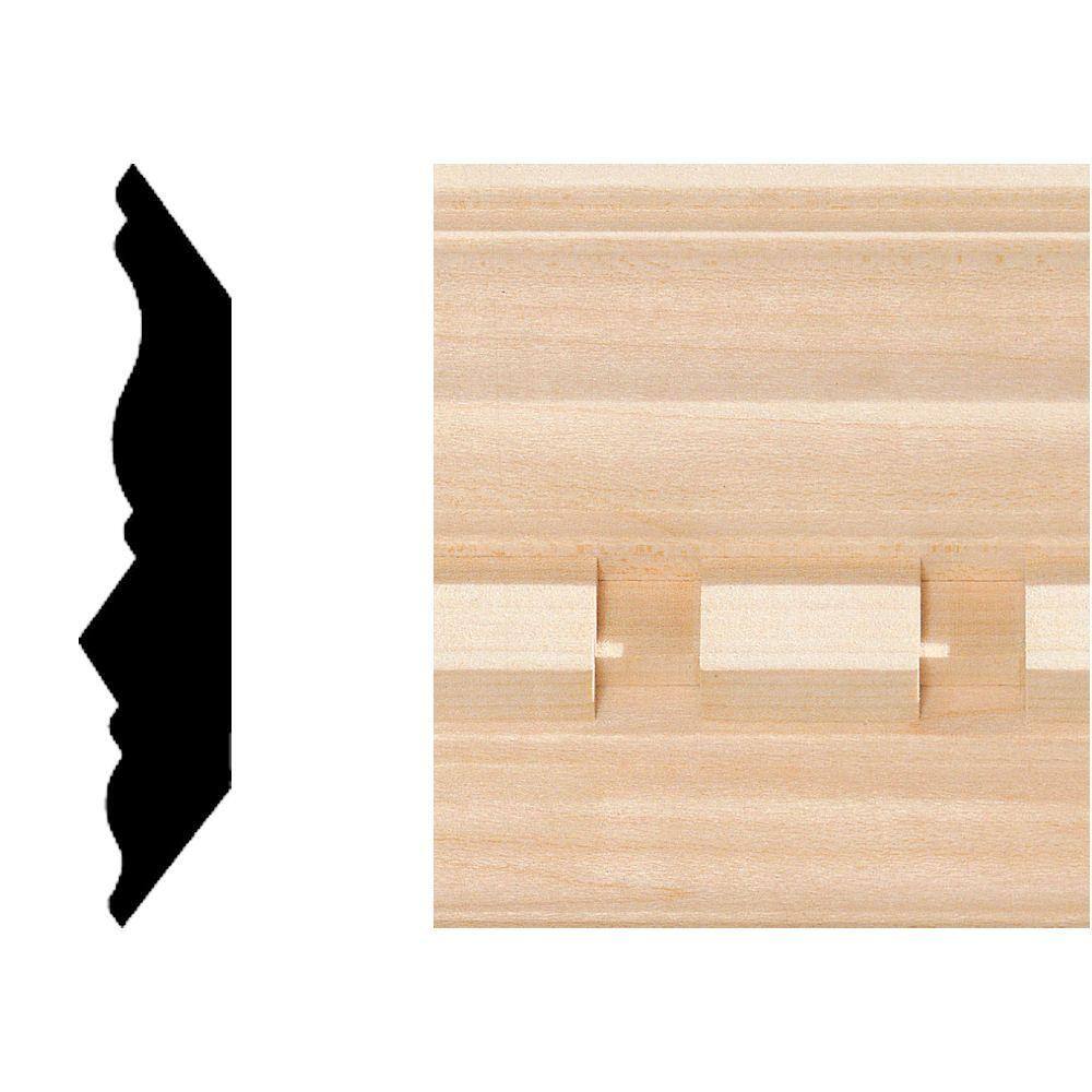 3/4 in. D x3-5/8 in. W x 48 in. L Unfinished Basswood Wood Dentil Crown Moulding price history on PriceWatchPro