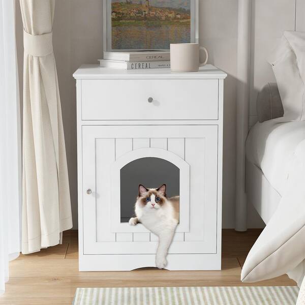 Litter store box nightstand