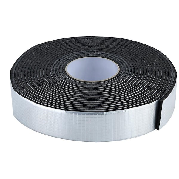 11.23 in.W 11.23 ft 32. 8 ft. x 2 in. Self Adhesive Aluminum Foil Pipe Insulation Wrap