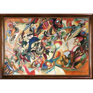 Composition VII, 1913 by Wassily Kandinsky Verona Cafe Framed Abstract Oil Painting Art Print 28 in. x 40 in.