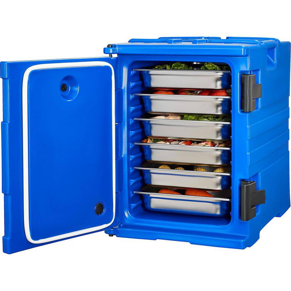 95 qt. Insulated Food Pan Carrier, Blue Hot Box, Front Loading Food Warmer with Handles, Buffet Server price history on PriceWatchPro