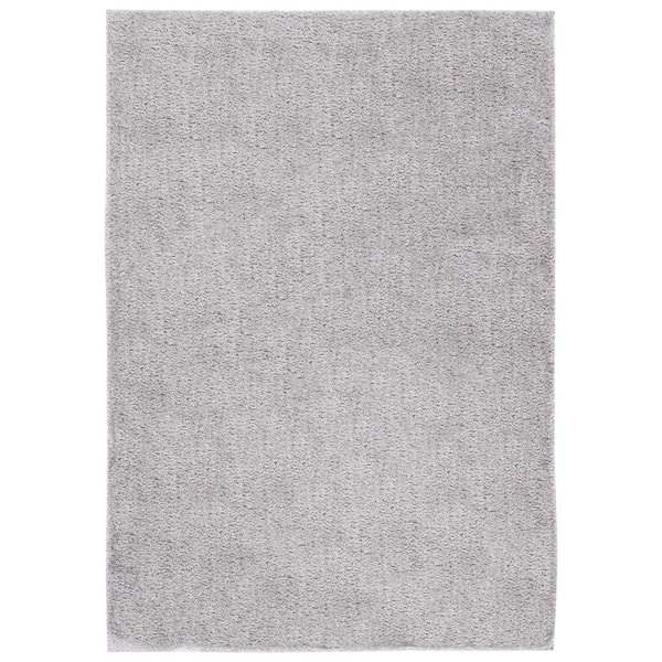 Tahoe 5 ft. x 7 ft. Gray Solid Color Area Rug