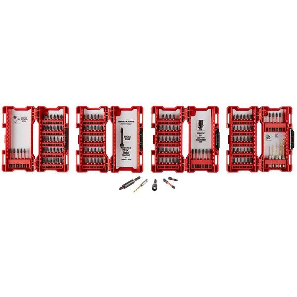 Milwaukee - SHOCKWAVE Impact Duty Alloy Steel Screw Driver Bit Set (142-Piece)
