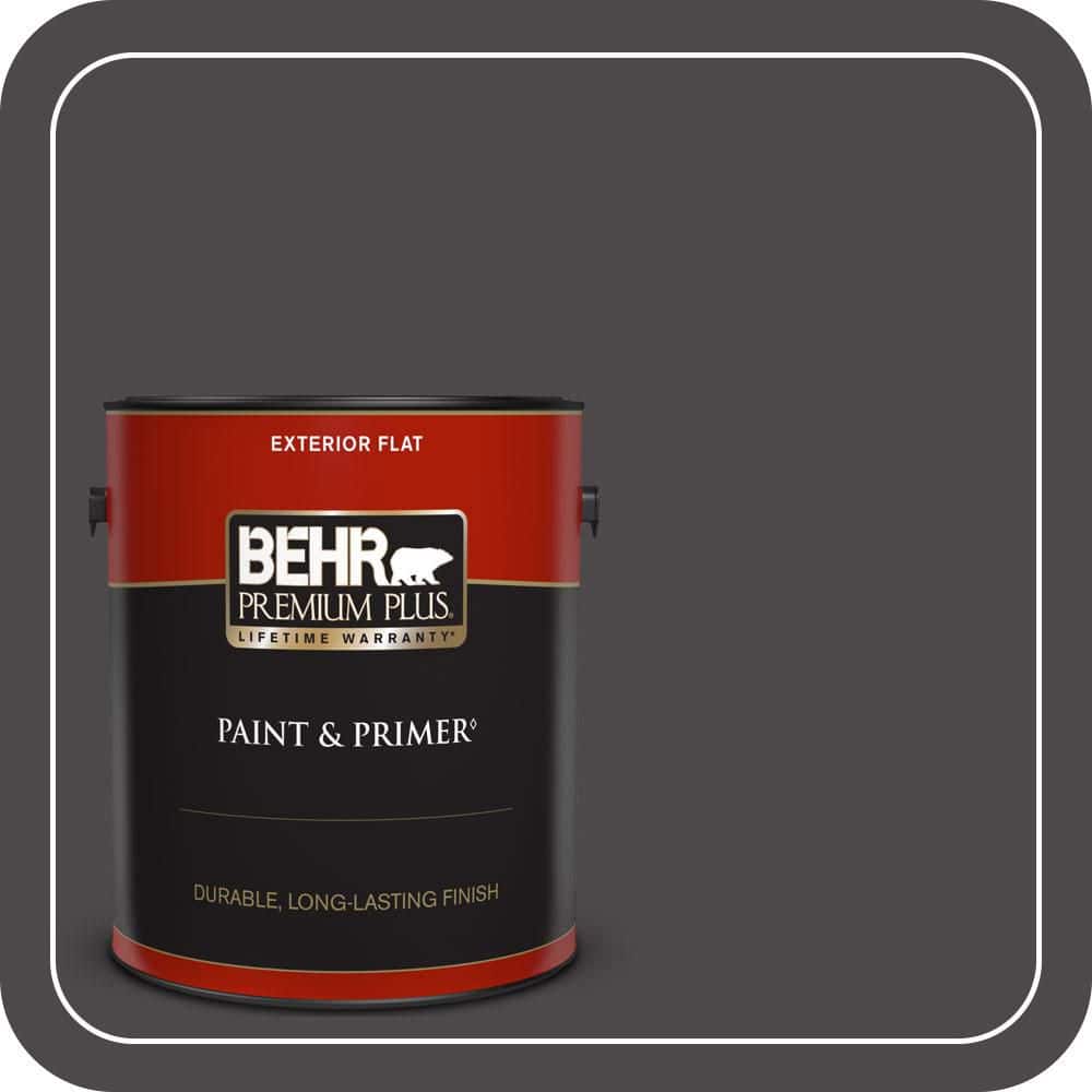 1 gal. #N530-7 Private Black Flat Exterior Paint & Primer price history on PriceWatchPro