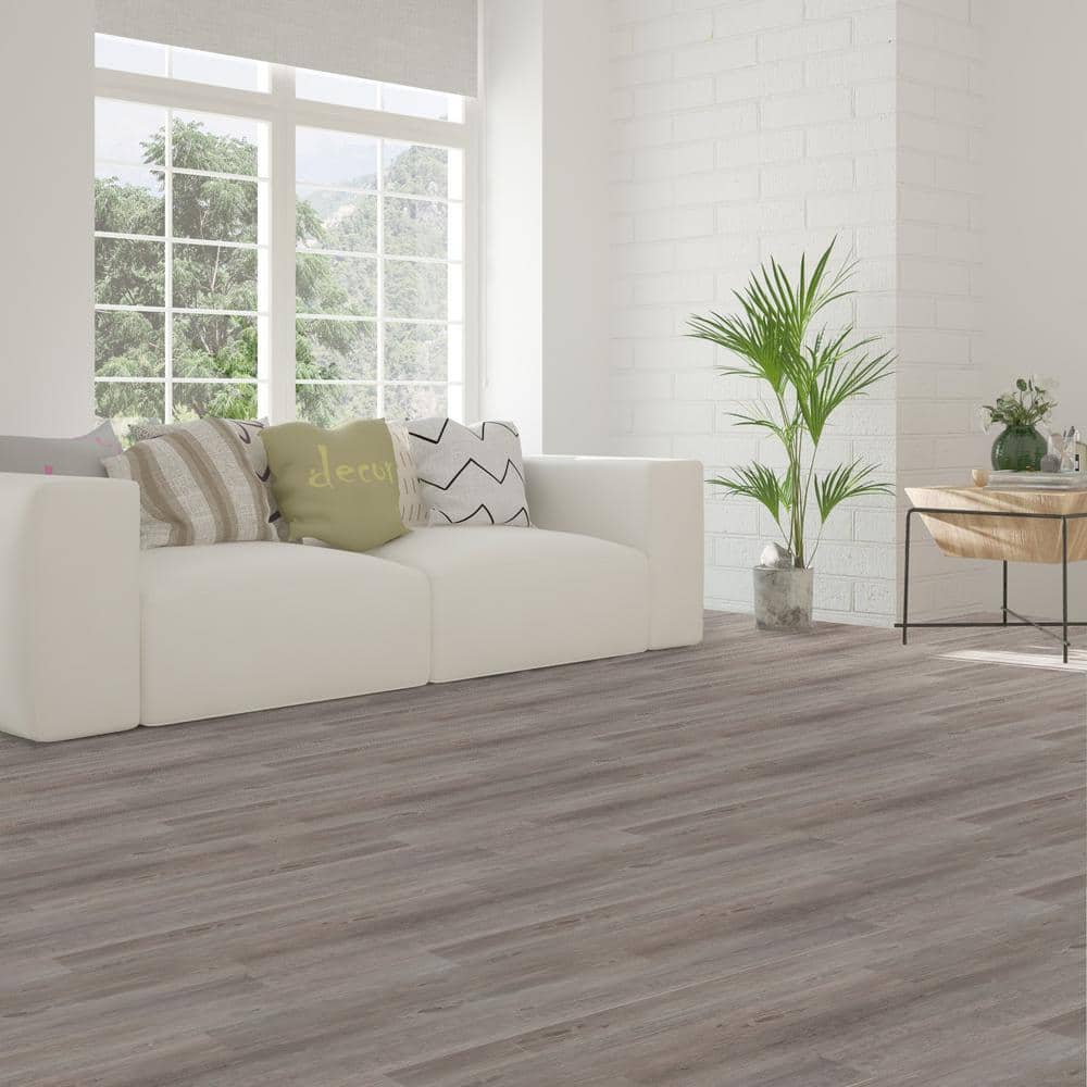 Sterling 6" x 36" Light Grey Oak Vinyl Plank
