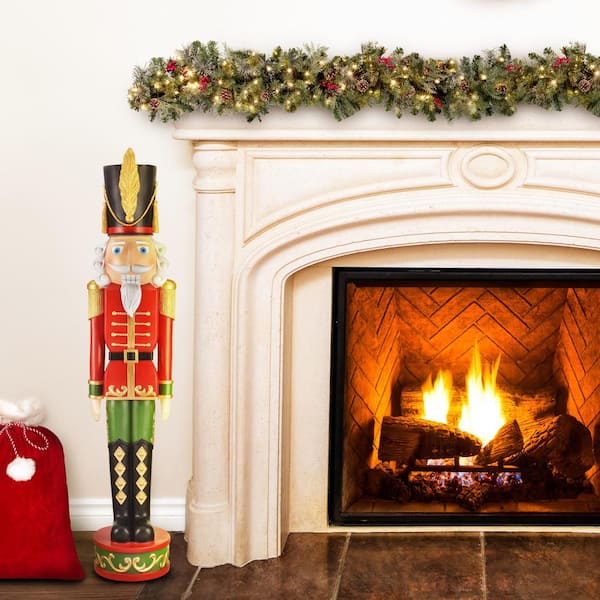 Haute Decor 48 in. Red and Green Christmas Nutcracker DCGD0017