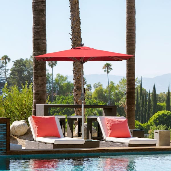 coral coast 10 ft steel offset patio umbrella 2 Tiers Offset Patio Umbrella, 10 Ft Outdoors Patio Umbrella with Better  ventilation and heat insulation, Tilt Adjustment and Crank for Pool Deck  and