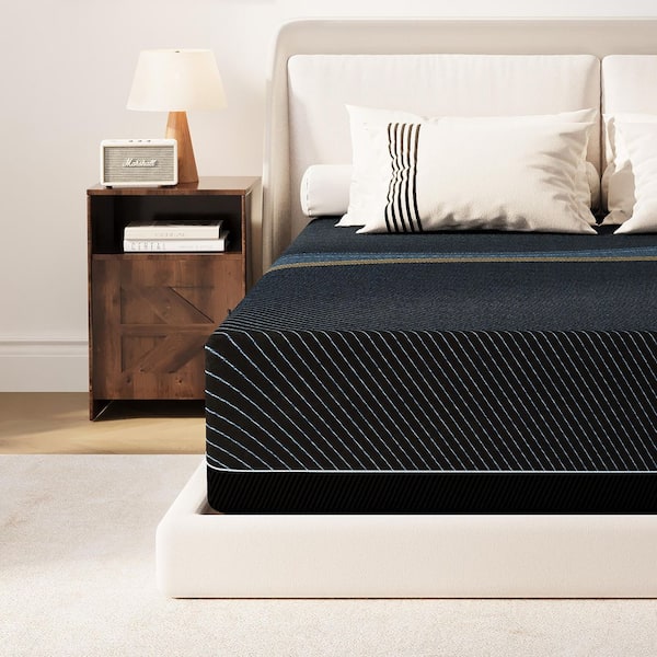 Crystli Queen Size Medium Firm Gel Memory Foam 14 in. Bed-in-a-Box