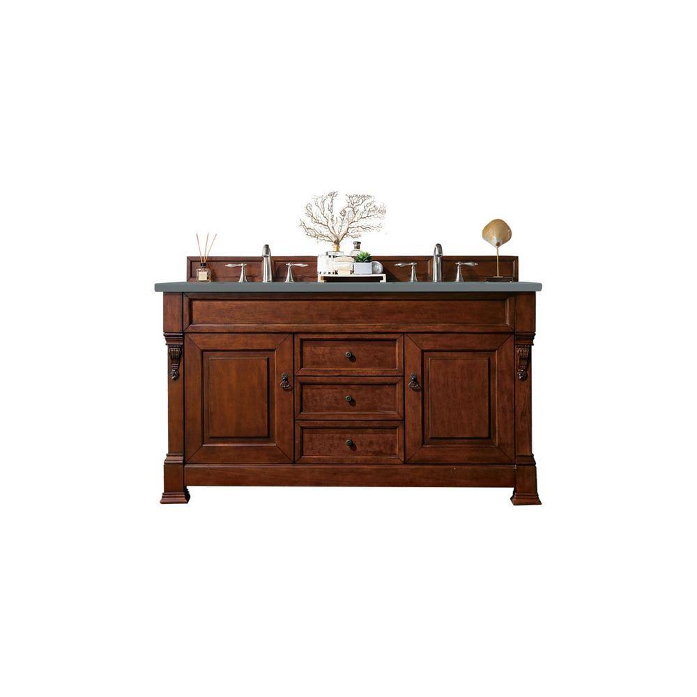 James Martin Vanities Brookfield 60 in. W x 23.5 in. D x 34.3 in. H Bathroom Vanity in Warm