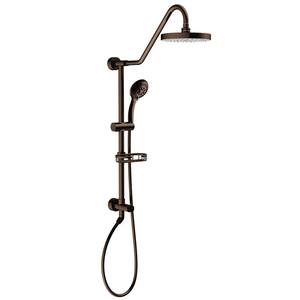Kauai III 2-Spray Shower System with Handshower in Oil Rubbed Bronze