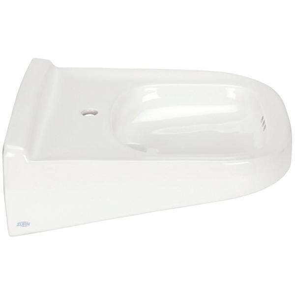 Zurn 8.25 in. Vitreous China Wall-Mounted Rectangular Bathroom