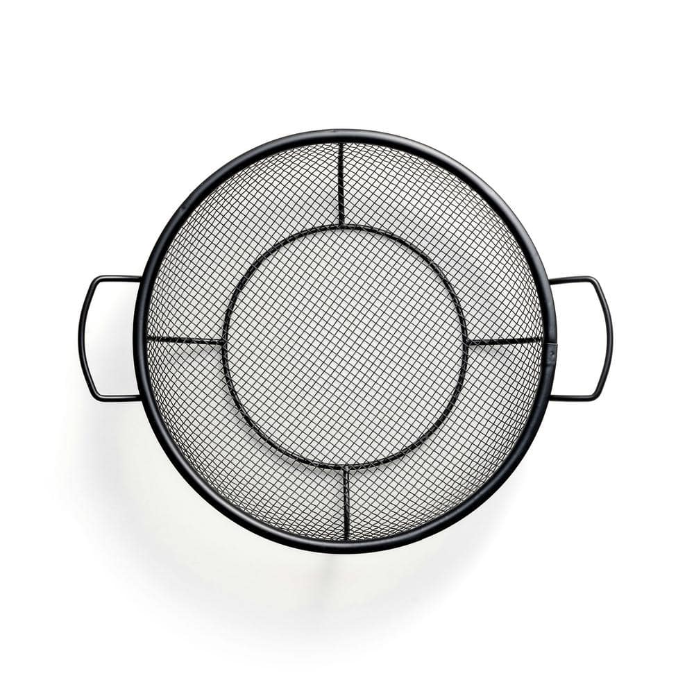 Outset NS Round Shallow Grill Basket 76519 The Home Depot