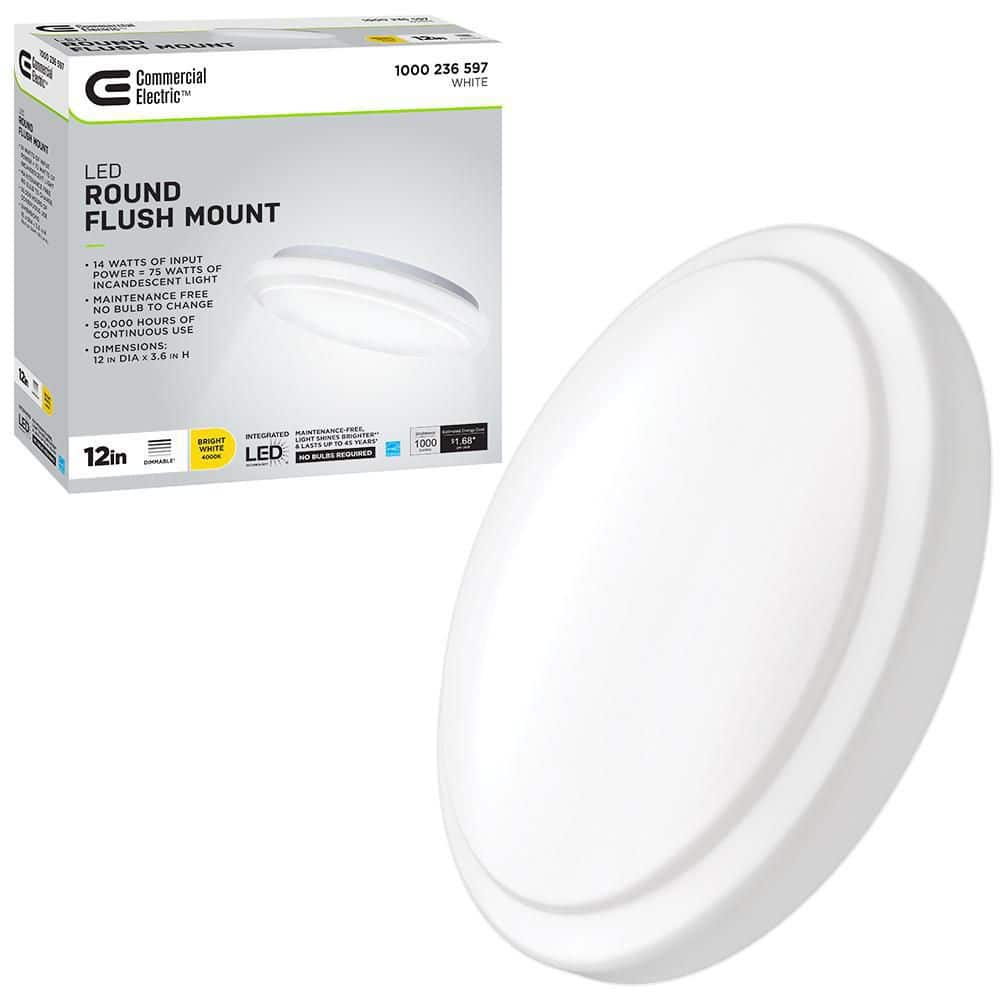 Depuley 4.72 LED Ceiling Light Fixture for Closet Bathroom Dinning Laundry  Room 12W Flush Mount Ceiling Lamp Downlight 5000K Cool White