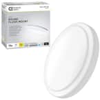 12 in. Round LED Flush Mount Light Pantry Laundry Closet Light 1000 Lumens Dimmable 4000K Bright White