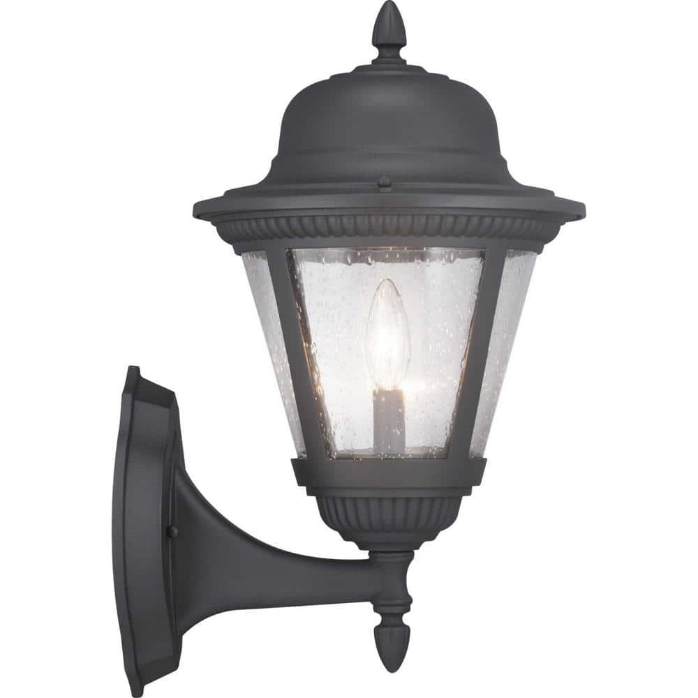 Westport Black and Bronze 19" Outdoor Wall Lantern