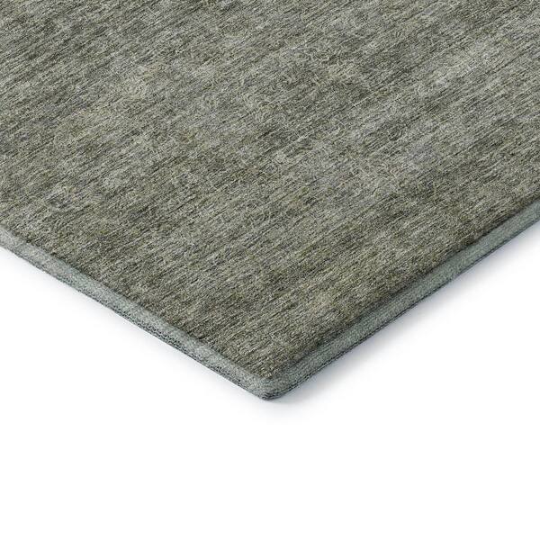Mayfield Premium Machine Washable Abstract AMF1163 Sage 9 ft. x 12 ft. Area Rug