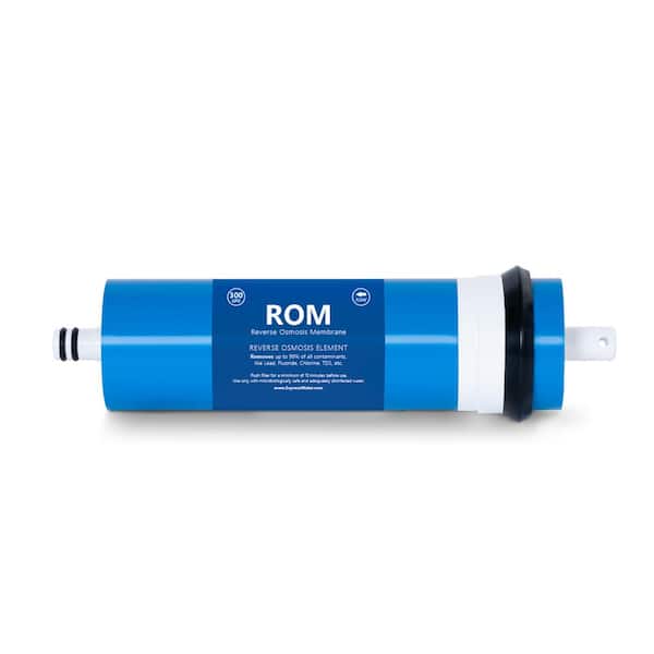 Express Water 3 in. x 11.75 in. 300GPD Commercial RO Reverse Osmosis Membrane Replacement Filter for RO System High Rejection Low Flow