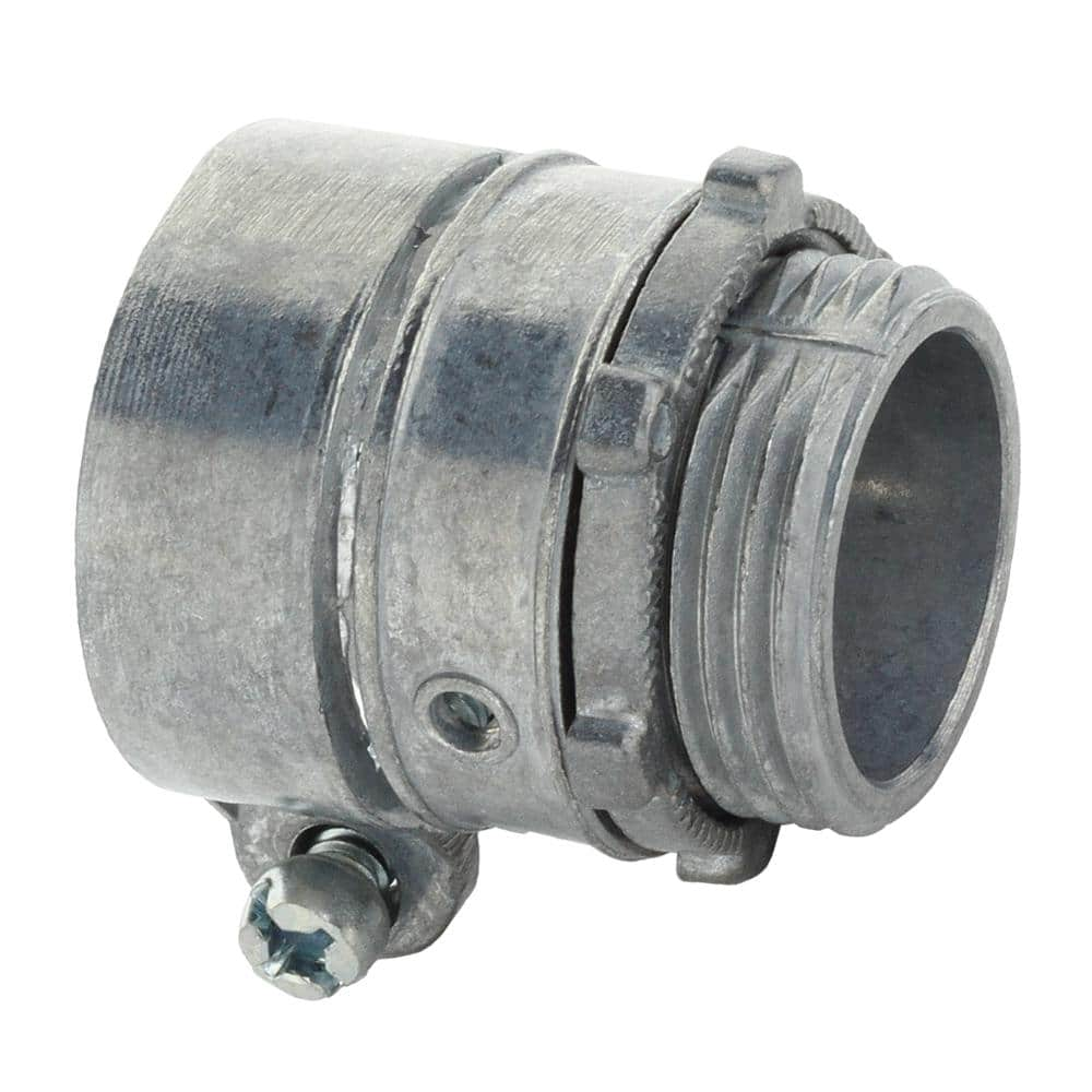 Commercial Electric 1 In Flexible Metal Conduit Fmc Squeeze Connector Ffcqz 100 1 The Home 7305