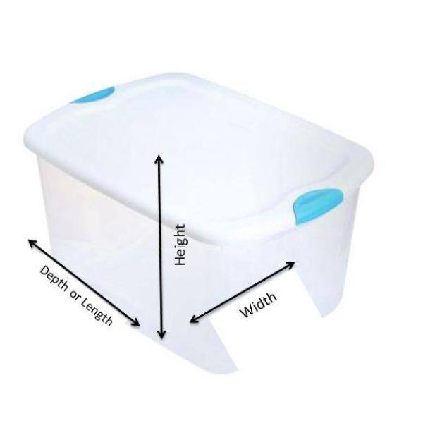 Sterilite 66 Qt. Latch Box 18880854 - The Home Depot