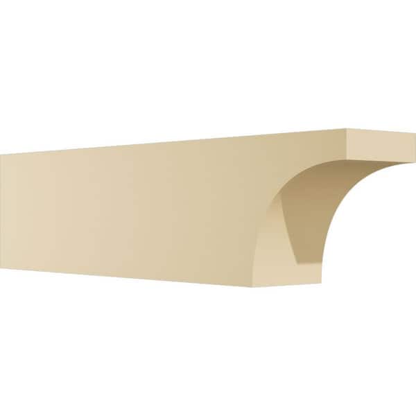 Ekena Millwork Standard Huntington 4 in. W x 6 in. H x 24 in. D Polyurethane Rafter Tail Outlooker