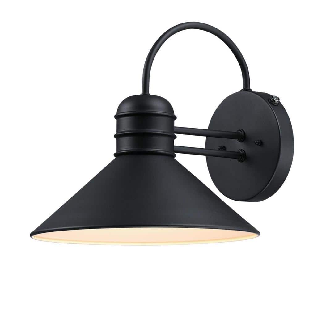 Westinghouse Watts Creek 1-Light Textured Black Outdoor Wall Mount