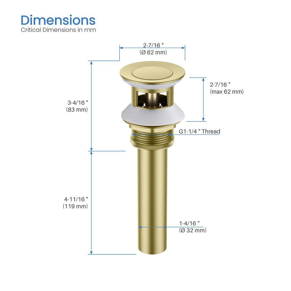 Elegant Brushed Gold Solid Brass Bathroom Faucet with Ergonomic Handle