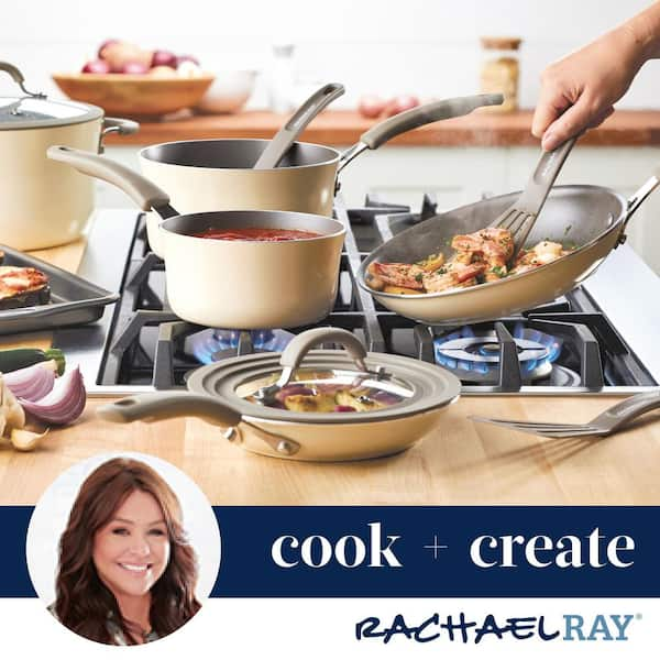 Rachael Ray Cook + Create 14 With Helper Handle Aluminum Non