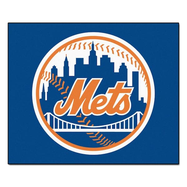 FANMATS New York Mets 5 ft. x 6 ft. Tailgater Rug 6447 - The Home Depot