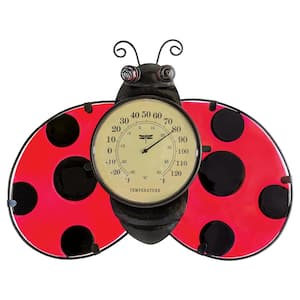 Ladybug Outdoor Wall Thermometer
