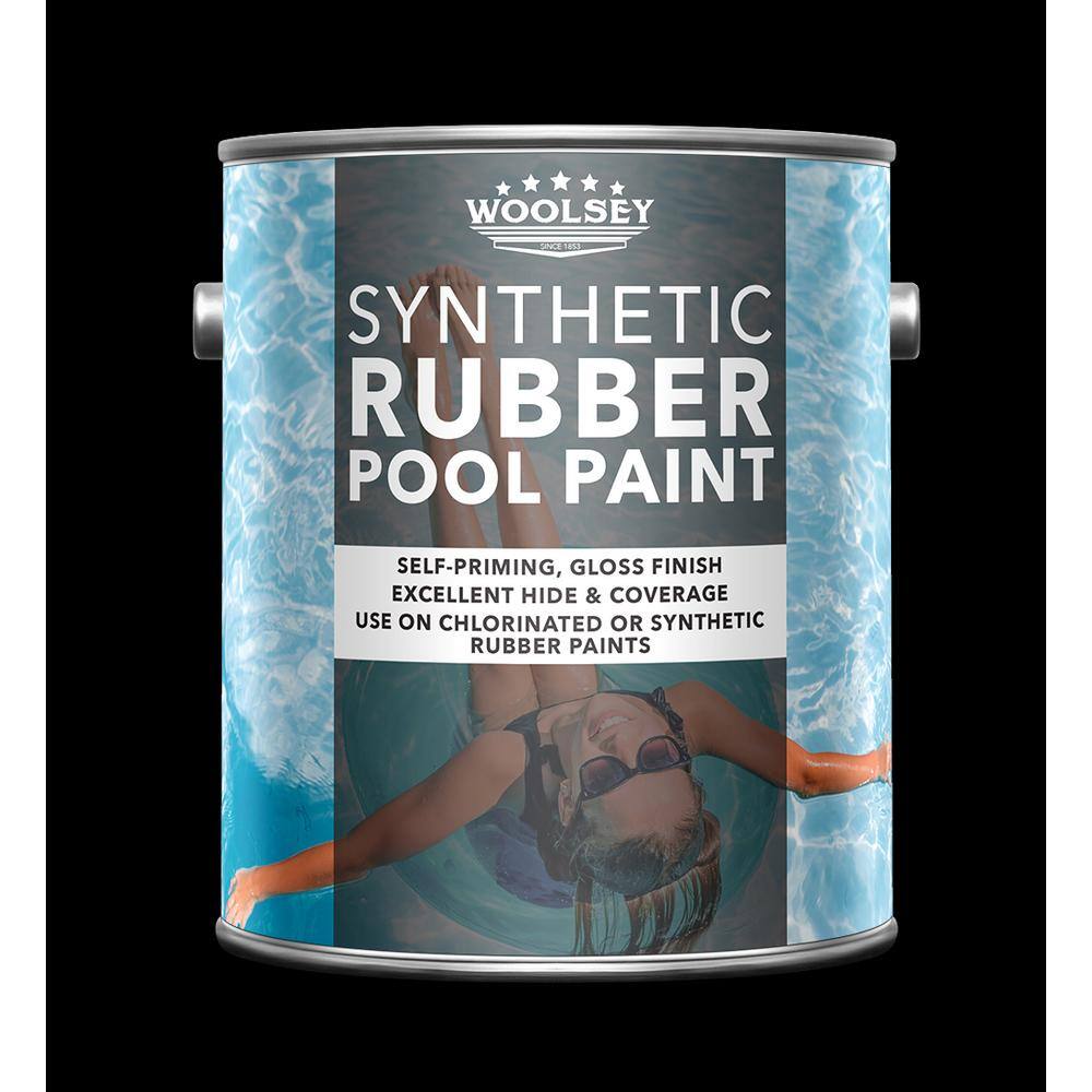In The Swim Synthetic Rubber Pool Paint - Dark Blue 1 Gallon For Concrete Pools