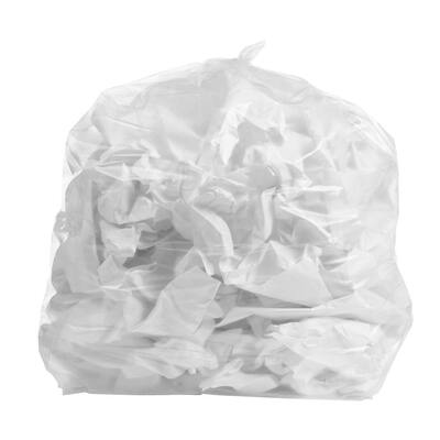 61 in. W x 68 in. H 95 Gal. 1.5 mil Clear Trash Bags (50-Count)