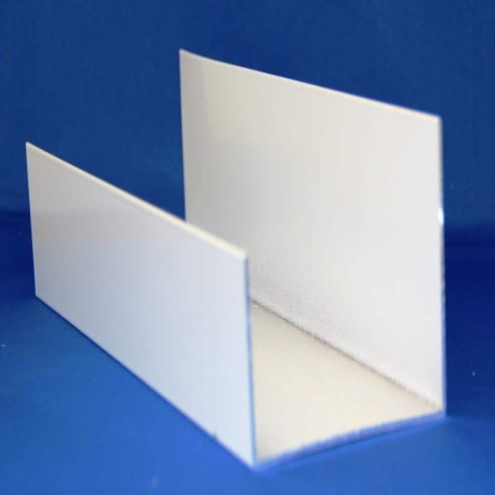 12 in. White Extruded Header 47111 The Home Depot