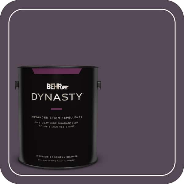 BEHR DYNASTY 1 gal. #BXC-51 Deep Mulberry Eggshell Enamel Interior Stain-Blocking Paint & Primer