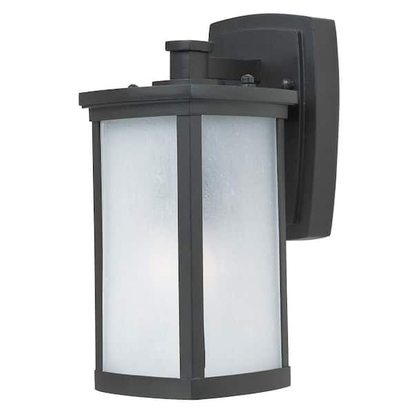 Maxim Lighting Terrace 5.25 in. W 1-Light Bronze Outdoor Wall Lantern Sconce