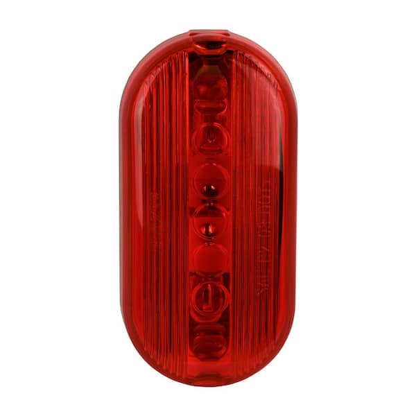 Blazer International Clearance 4-1/8 in. Dual Bulb Oblong Lamp Red