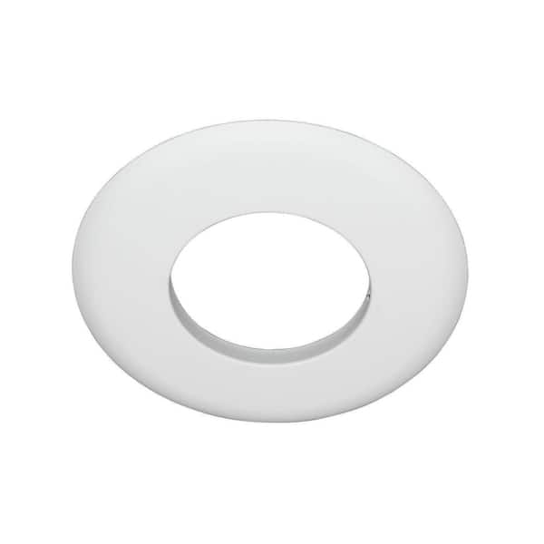NICOR 6 in. White Recessed R30 Open Trim with Socket Bracket