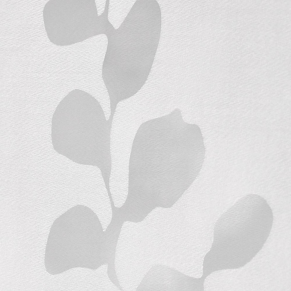 Wilshire Winter White Nature Sheer Grommet Top Curtain, 54 in. W x 84 in. L (Set of 2)