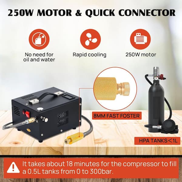 Compressore d'Ariap per armi PCP portatile 30MPa PCP Portatile