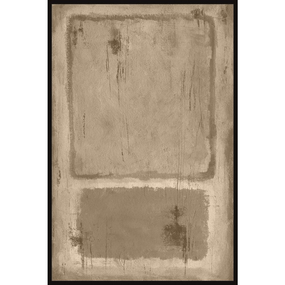 Marked Contrast by Marmont Hill Floater Framed Canvas Abstract Art Print 36