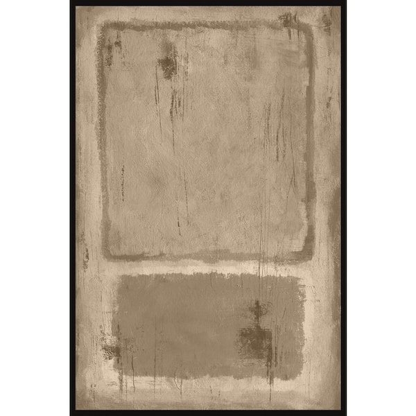 Unbranded "Marked Contrast" by Marmont Hill Floater Framed Canvas Abstract Art Print 36 in. x 24 in.