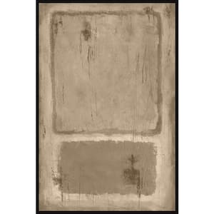 "Marked Contrast" by Marmont Hill Floater Framed Canvas Abstract Art Print 60 in. x 40 in.